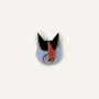 Brooches - Cat Brooch in horn and lacquer - L INDOCHINEUR X RIVÊT