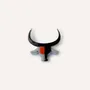 Brooches - Buffalo Brooch in horn and lacquer - L INDOCHINEUR X RIVÊT
