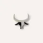 Brooches - Buffalo Brooch in horn and lacquer - L INDOCHINEUR X RIVÊT