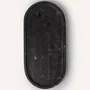 Plateaux - Plateau oval en marbre noir L - L INDOCHINEUR X RIVÊT