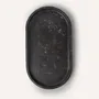 Plateaux - Plateau oval en marbre noir L - L INDOCHINEUR X RIVÊT