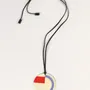 Jewelry - Pendant in horn and tricolor lacquer - L INDOCHINEUR X RIVÊT