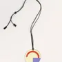 Jewelry - Pendant in horn and tricolor lacquer - L INDOCHINEUR X RIVÊT