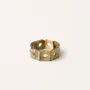Bracelets - Articulated bracelet with square, round, openwork pieces in blond horn - L INDOCHINEUR X RIVÊT