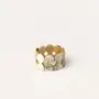Bracelets - Articulated bracelet crown pieces 1 in blond horn - L INDOCHINEUR X RIVÊT