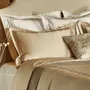 Bed linens - Luxury Duvet Cover Set Catene Collection, Bronze - CROWN GOOSE