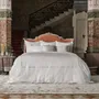 Bed linens - Luxury Duvet Cover Set Riviera Collection, Pristine White - CROWN GOOSE