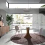 Sideboards - Walnut and black steel sideboard - ANGEL CERDÁ