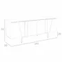 Sideboards - Walnut and black steel sideboard - ANGEL CERDÁ