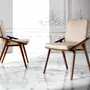 Chairs - Walnut legs Dining table chair - ANGEL CERDÁ