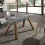 Dining Tables - Rectangular tempered glass extending dining table - ANGEL CERDÁ