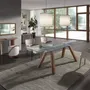 Dining Tables - Rectangular tempered glass extending dining table - ANGEL CERDÁ