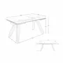 Dining Tables - Rectangular tempered glass extending dining table - ANGEL CERDÁ