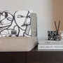 Coussins textile - Coussin décoratif White Elongi 45 x 45 - Design by BRASS - ARTDECORIS