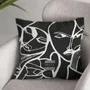 Coussins textile - Coussin décoratif Black Elongi 45 x 45 - Design by BRASS - ARTDECORIS