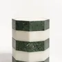 Coffee tables - Marble & Natural Stone Side Table — Gisou Bicolour - STUDIO GAÏA