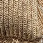 Coussins - JORDI - Coussin en raphia naturel déhoussable avec zip - HYDILE
