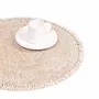 Sets de table - CAURI - Set de table blanc en rotin et coquillage - HYDILE