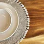 Sets de table - CAURI - Set de table blanc en rotin et coquillage - HYDILE
