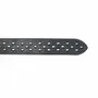 Leather goods - OMER marine leather belt - MONSIEUR CHARLI