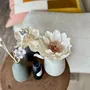 Décorations florales - Diffuseur aromatique, vase et fleur pour parfum d'ambiance intérieur - ANOQ