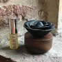 Décorations florales - Diffuseur de parfum Rose - Parfumeur en bois et porcelaine décoratif. - ANOQ