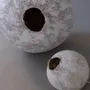 Lampadaires - Lampadaires Dvo — Duo de lumière sculptural en fibre de chanvre - PLETOSTUDIO