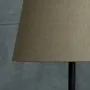 Lampadaires - Lampadaire Vereteno — Base sculpturale en érable carbonisé avec abat-j - PLETOSTUDIO