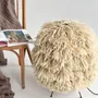 Lampadaires - Lampadaire GUNYA — Éclairage sculptural en laine à la chaleur organiqu - PLETOSTUDIO