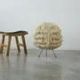 Lampadaires - Lampadaire GUNYA — Éclairage sculptural en laine à la chaleur organiqu - PLETOSTUDIO