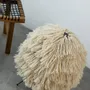 Lampadaires - Lampadaire GUNYA — Éclairage sculptural en laine à la chaleur organiqu - PLETOSTUDIO
