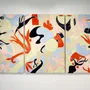 Decorative wall frescoes - Wall ceramic - LUCIE SOTTY
