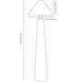Floor lamps - Tokio Floor Lamp – Minimalist Maple Wood Base with Cotton Cord Shade - PLETOSTUDIO