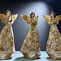 Nativity scenes and santons - Christmas Angel Figurine – Violin - BLUE STAR B.V.