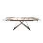 Tables Salle à Manger - Table à manger à rallonge rectangulaire marbre porcelaine - ANGEL CERDÁ
