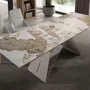 Tables Salle à Manger - Table à manger à rallonge rectangulaire marbre porcelaine - ANGEL CERDÁ