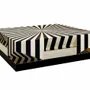 Coffee tables - Op-Art Center Table Handmade in Portugal By Malabar - MALABAR