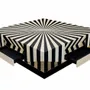 Coffee tables - Op-Art Center Table Handmade in Portugal By Malabar - MALABAR