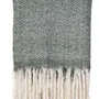 Throw blankets - TOM grey acrylic plaid - MONSIEUR CHARLI
