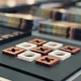 Design objects - Game board - Playset in maple and african mahogany Wood - SHALL WE PLAY A GAME?