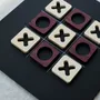 Gifts - Game board - Playset in amaranth and maple wood - SHALL WE PLAY A GAME?