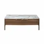 Coffee tables - Fiberglass coffee table with marble effect - ANGEL CERDÁ