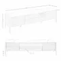 Sideboards - Fiberglass TV cabinet with marble and walnut effect - ANGEL CERDÁ
