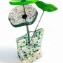 Christmas garlands and baubles - Small rustic Christmas hanger with snowflake - CARNEOL GLASS