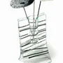 Christmas garlands and baubles - Small rustic Christmas hanger with a heart - CARNEOL GLASS