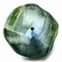 Floral decoration - Large size glass flower for outdoor use in turquoise colour with 1 meter stainless steel stem - CARNEOL GLASS