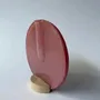 Vases - Round vase in pink color - CARNEOL GLASS