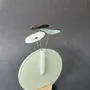 Vases - Round vase set, in white color 13 cm - CARNEOL GLASS