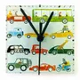 Clocks - Amasonas grey-silver wall clock 12x115 cm - CARNEOL GLASS