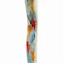 Clocks - Amasonas silver-orange wall clock 10x70 cm - CARNEOL GLASS
